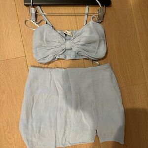 Light Blue Two-Piece Set
